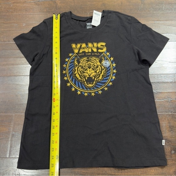 Vans Blaster Cat Black Short Sleeve Tee Size X-Large Women - Picture 8 of 8